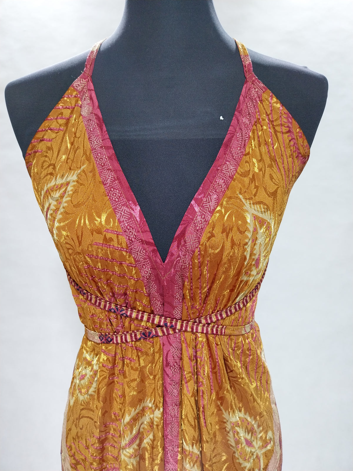 Das lange Magische Kleid Purple Orange