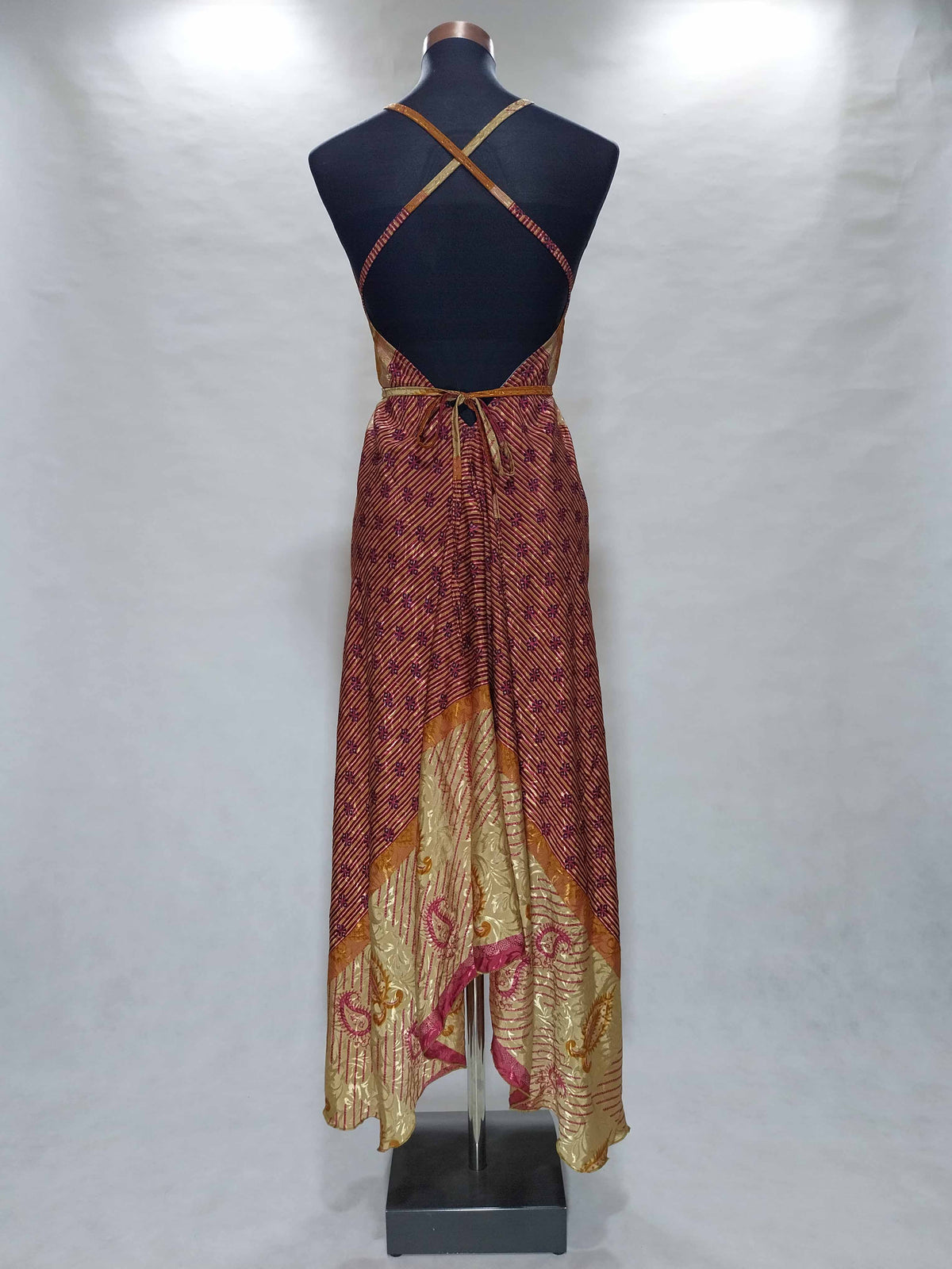 Das lange Magische Kleid Purple Orange