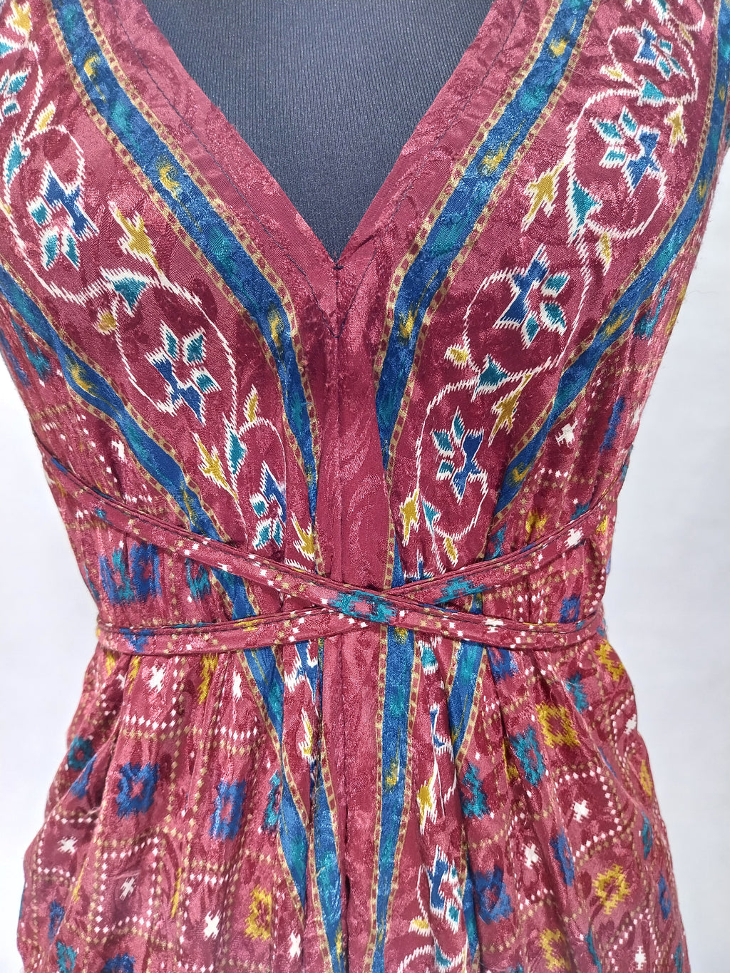 Das lange Magische Kleid Cherry Blue