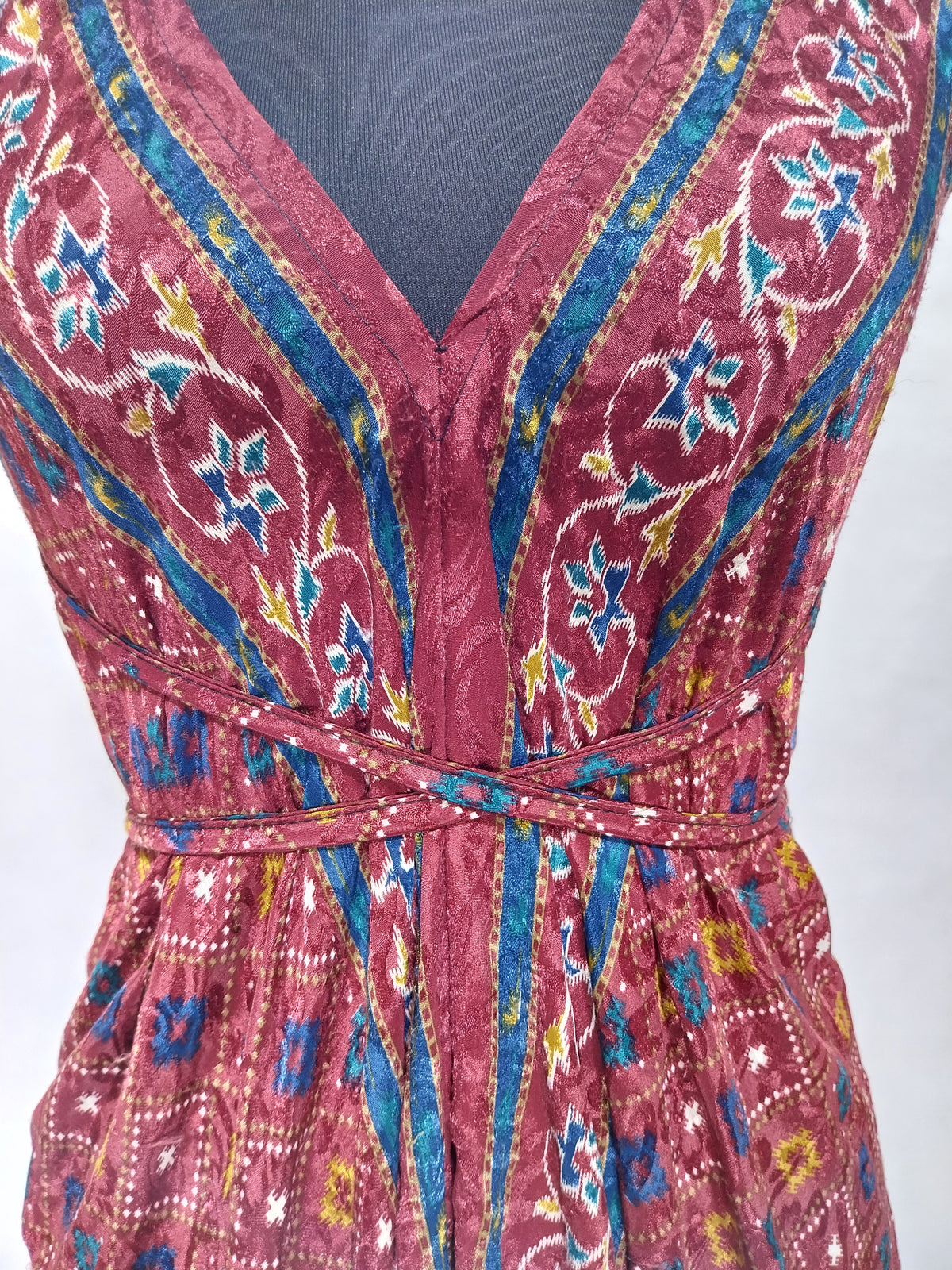 Das lange Magische Kleid Cherry Blue