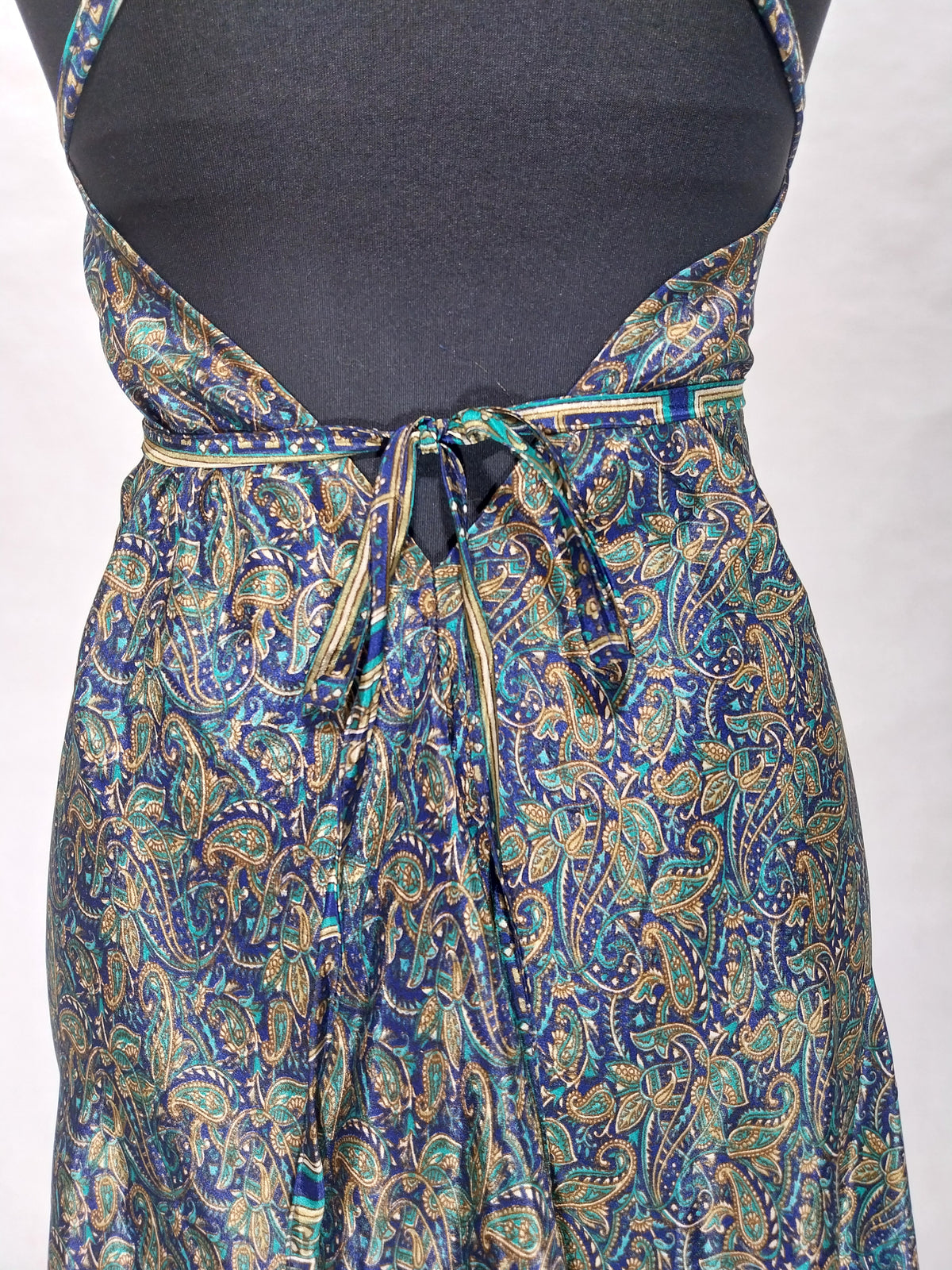 Das lange Magische Kleid Paisley Blue
