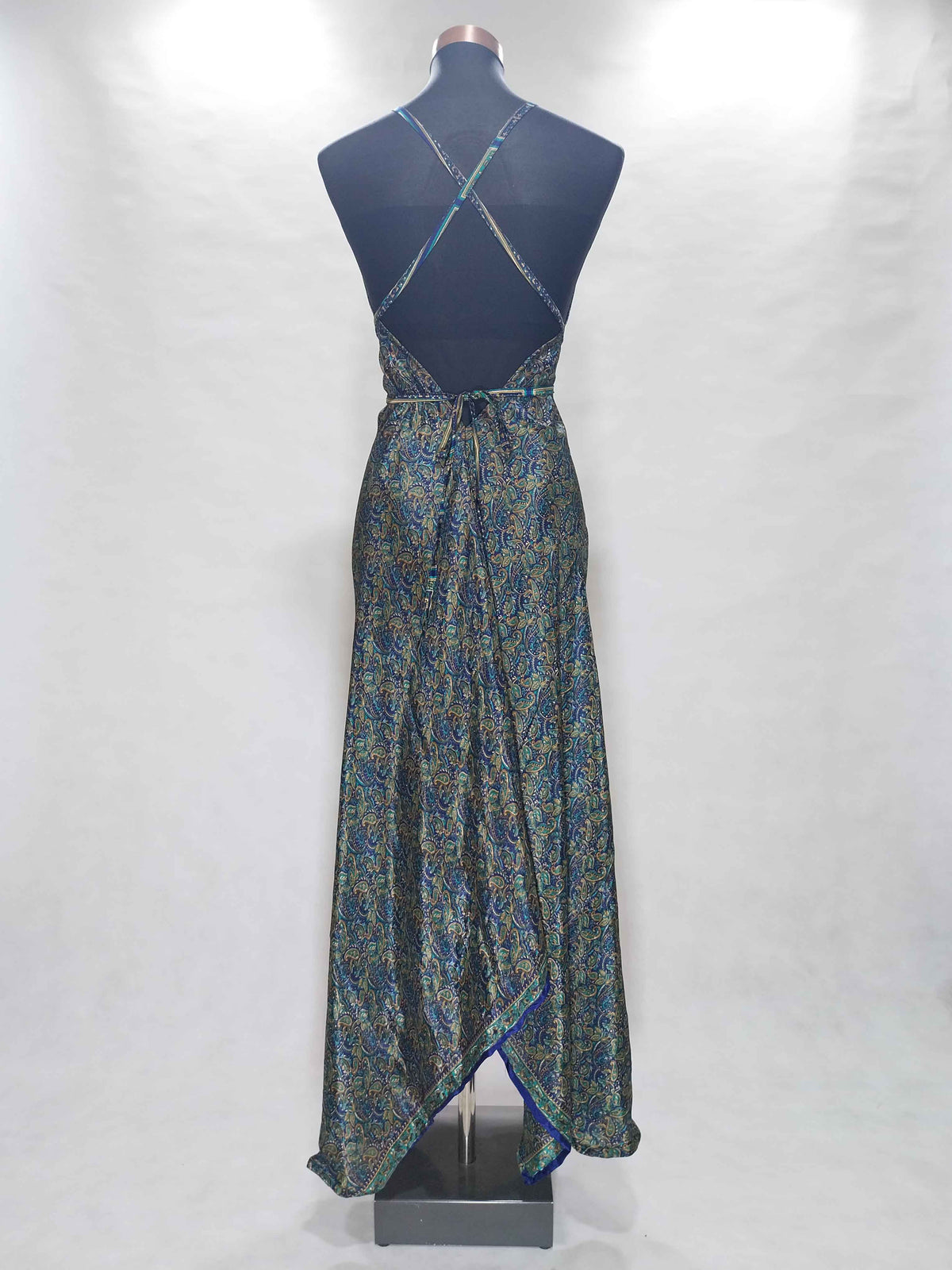 Das lange Magische Kleid Paisley Blue