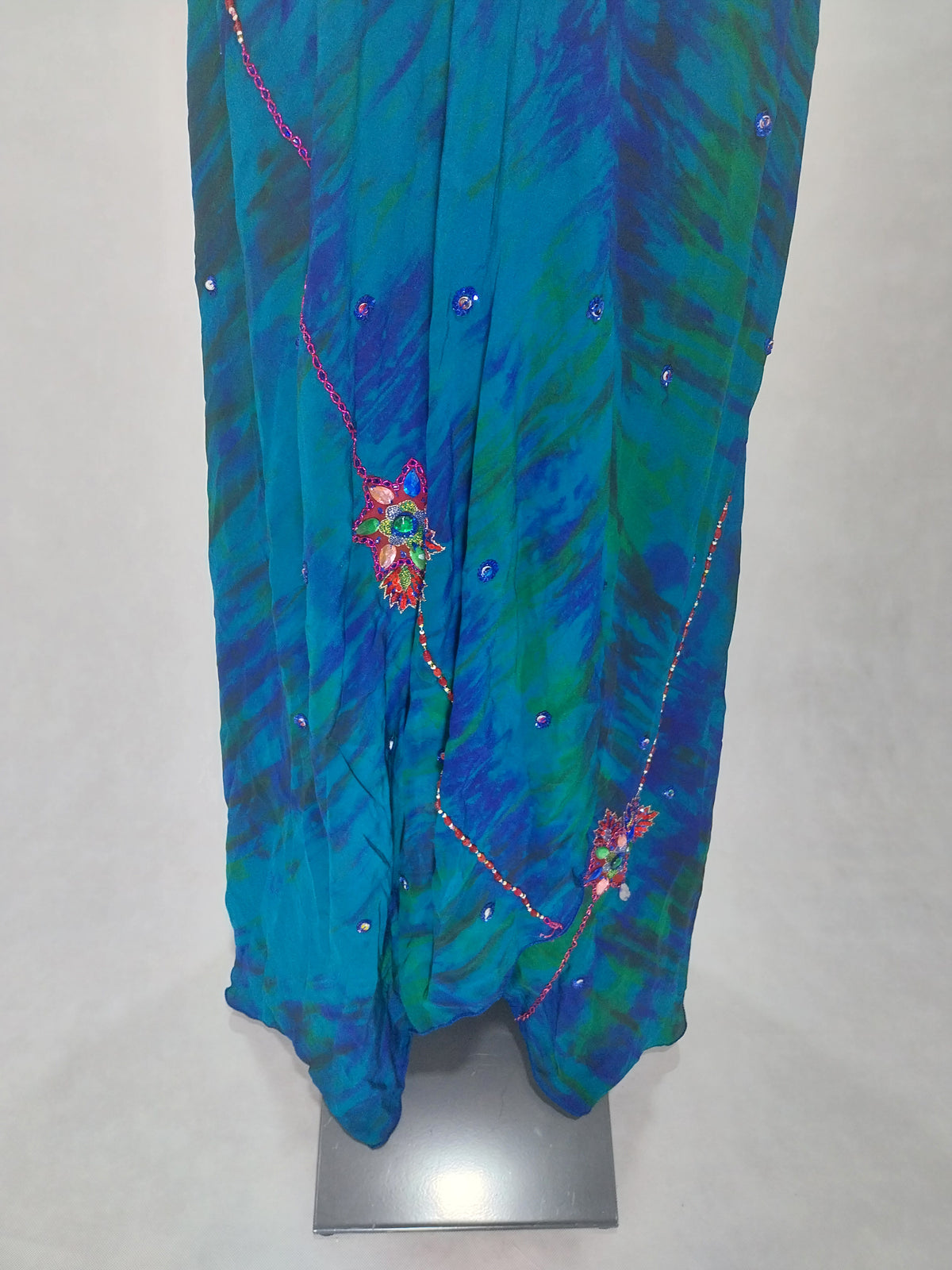 Das lange Magische Kleid Ocean Flower
