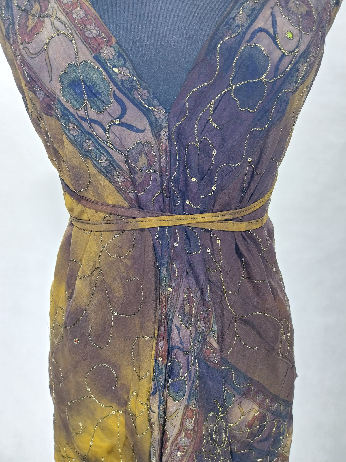 Das lange Magische Kleid Vierblättriges Kleeblatt