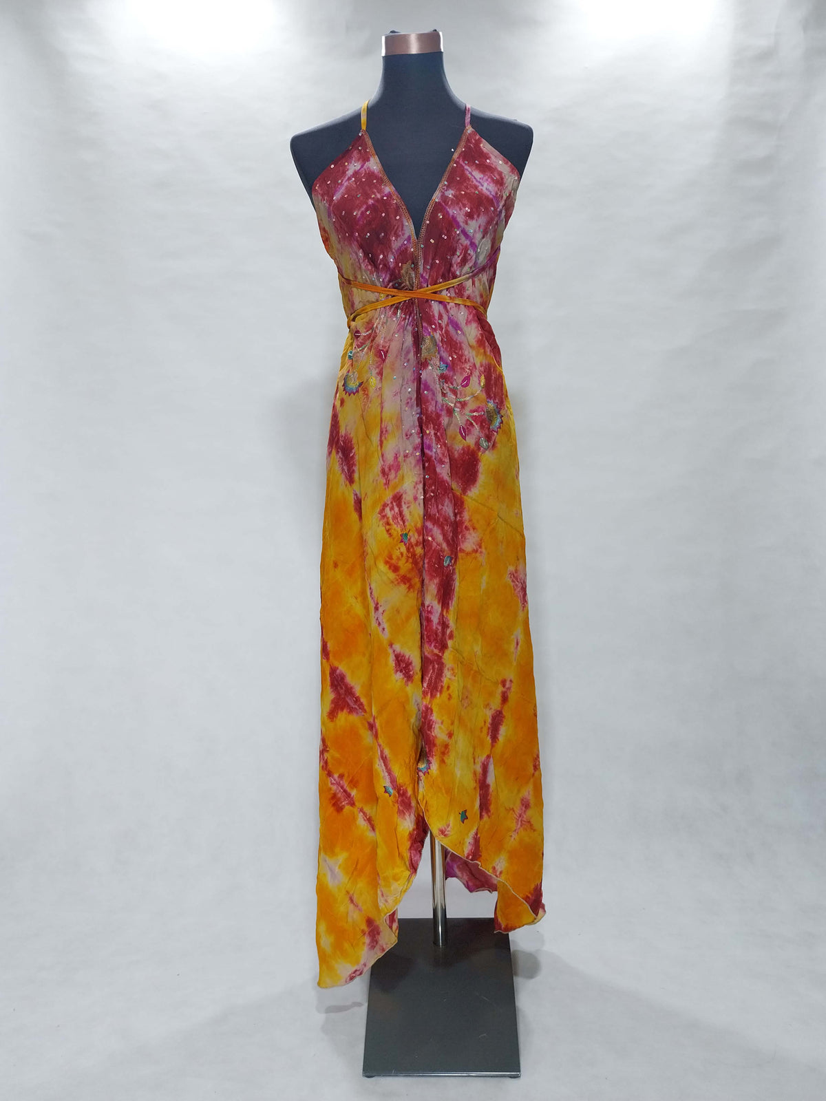 Das lange Magische Kleid Pink Sunset