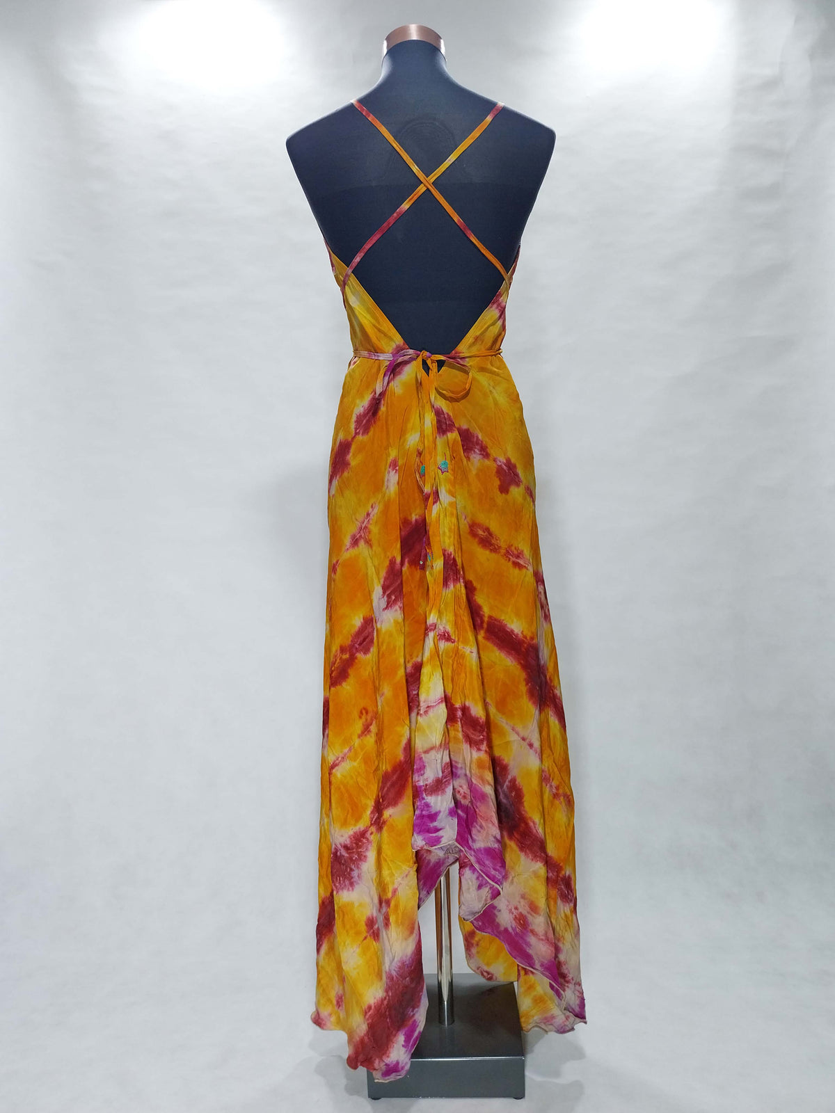 Das lange Magische Kleid Pink Sunset