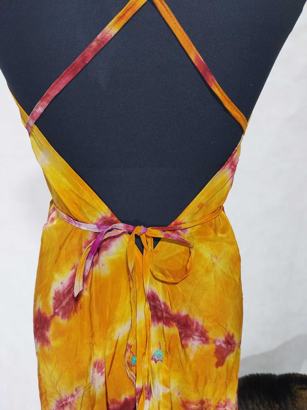Das lange Magische Kleid Pink Sunset