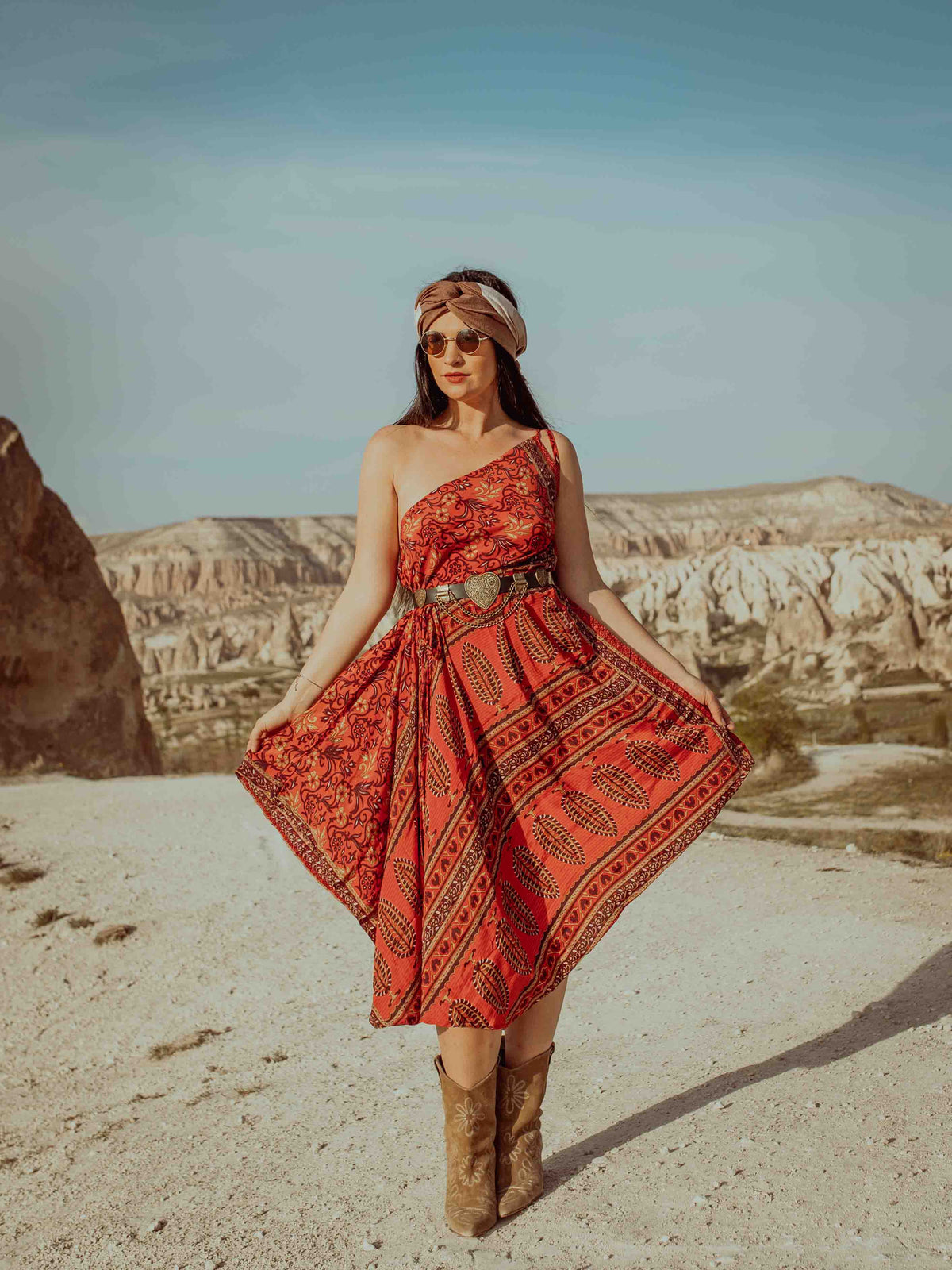 Das lange Magische Kleid Fire
