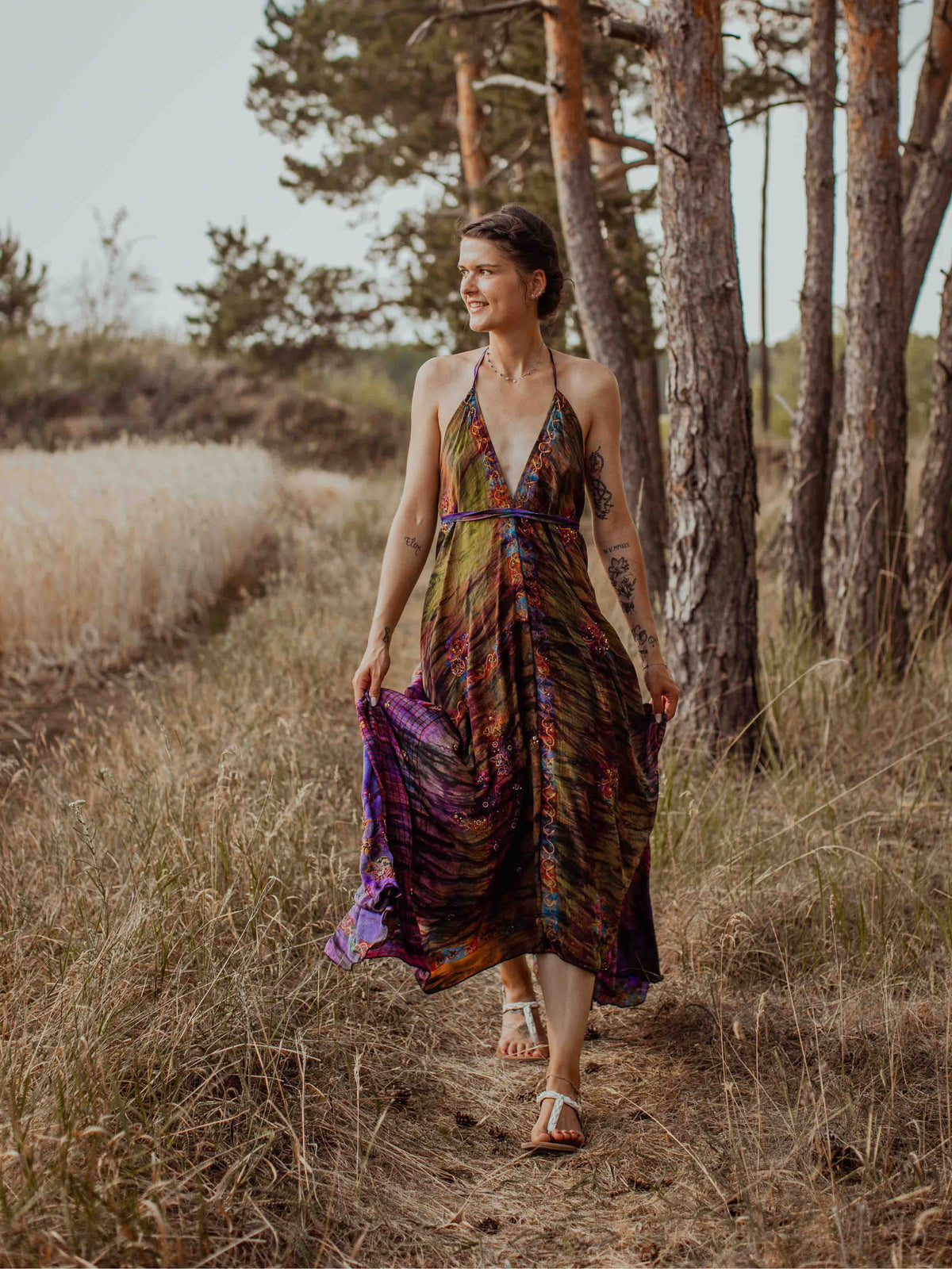 Das lange Magische Kleid Colourful Day