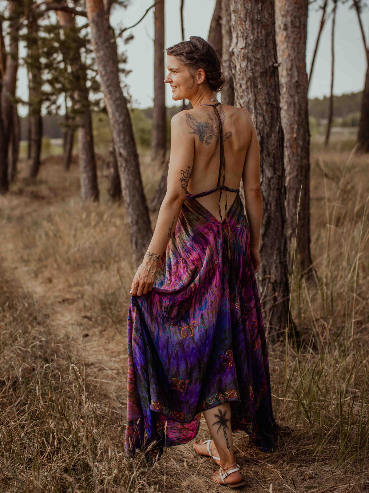 Das lange Magische Kleid Colourful Day