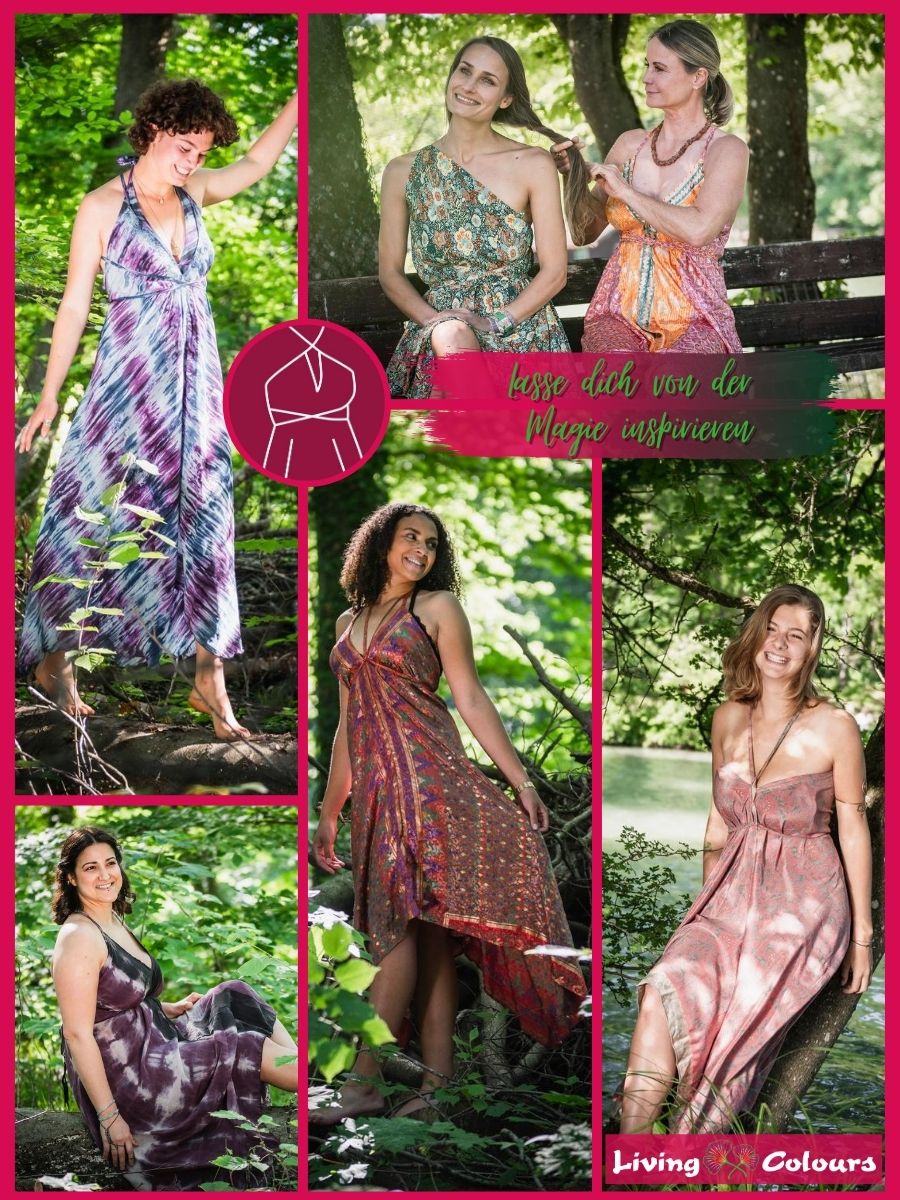 Das lange Magische Kleid Fire