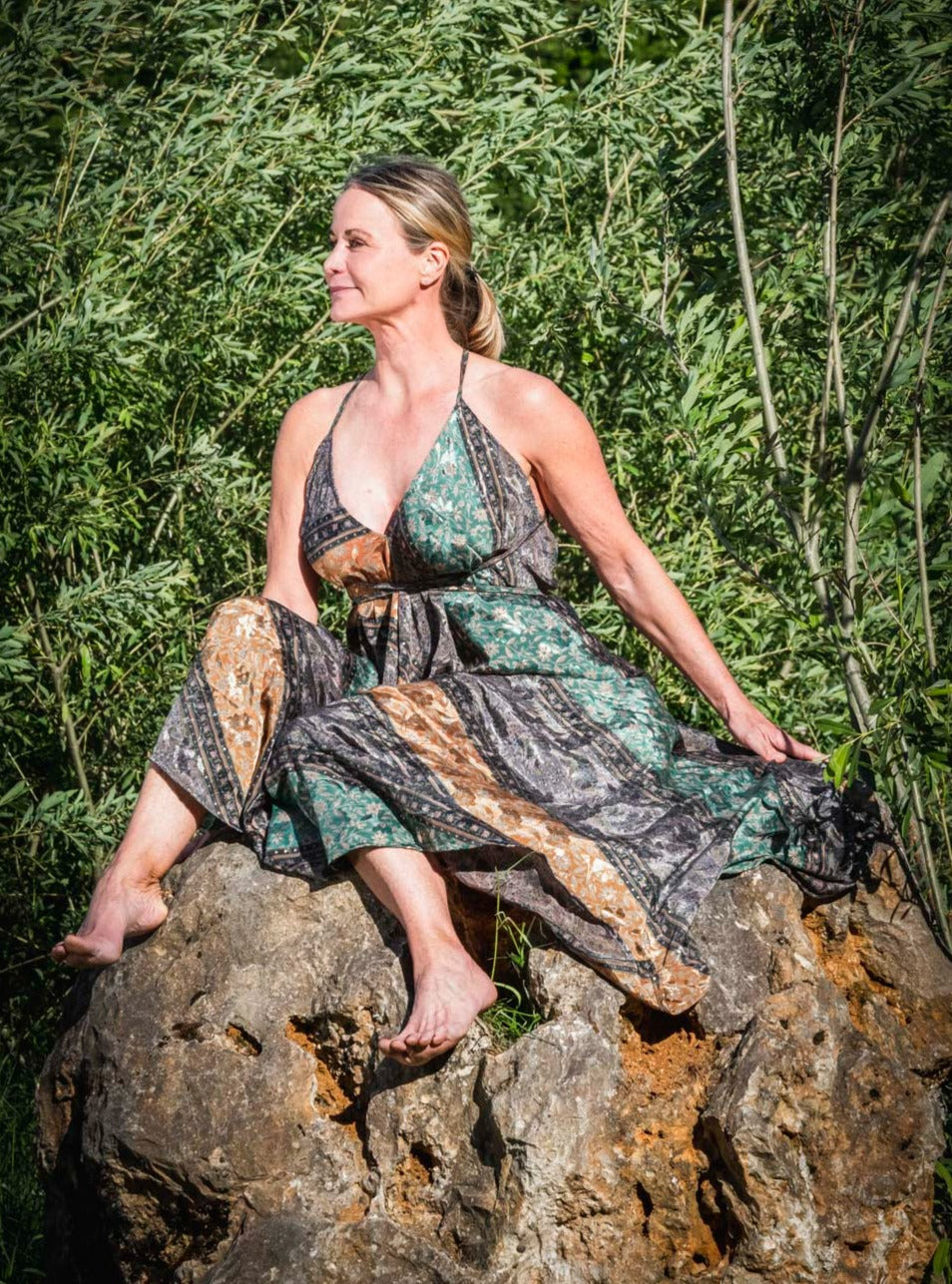 Das lange Magische Kleid 'Wanderlust'