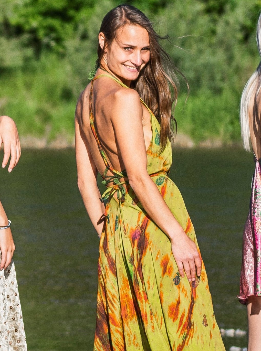 Das lange Magische Kleid 'Sommer-Tag'
