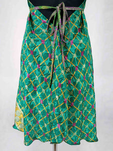 Das kurze Magische Kleid traumhaftes Grün-Türkis