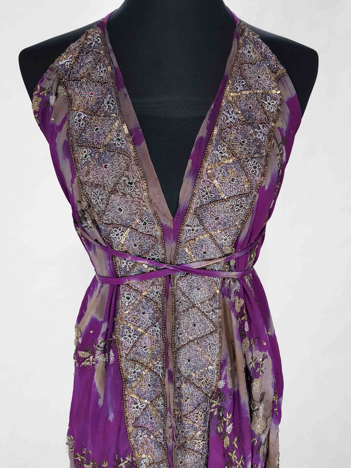 Das lange Magische Kleid besonderes Batik