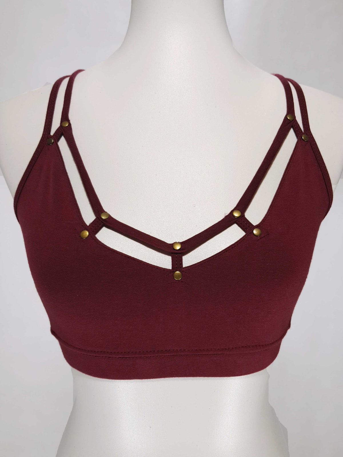 Bandeau Ring Wein-Rot