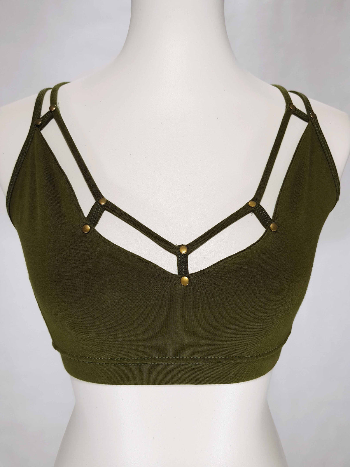 Bandeau Ring Oliv-Grün