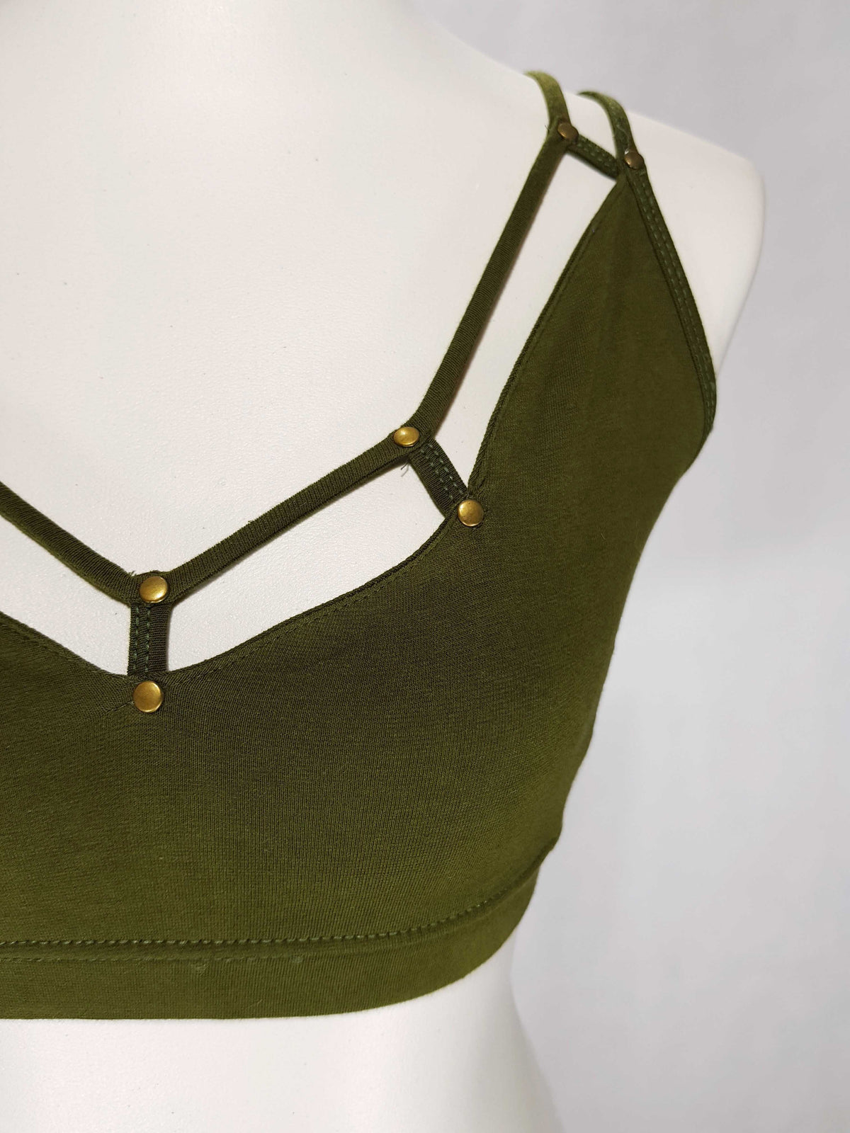 Bandeau Ring Oliv-Grün