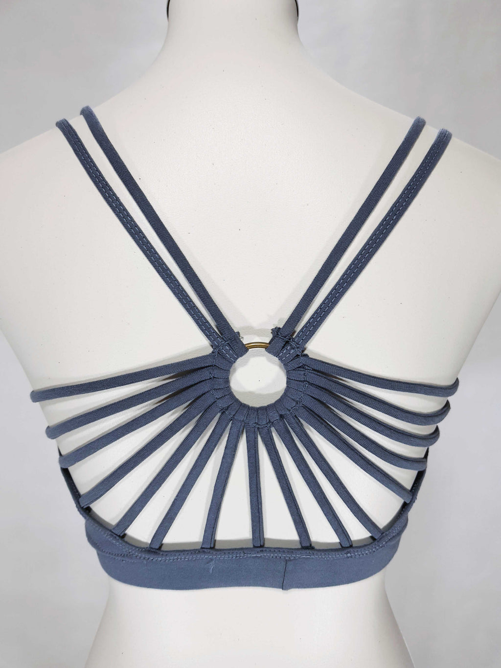Bandeau Ring Grau-Blau