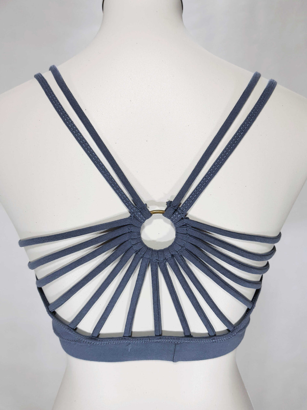 Bandeau Ring Grau-Blau