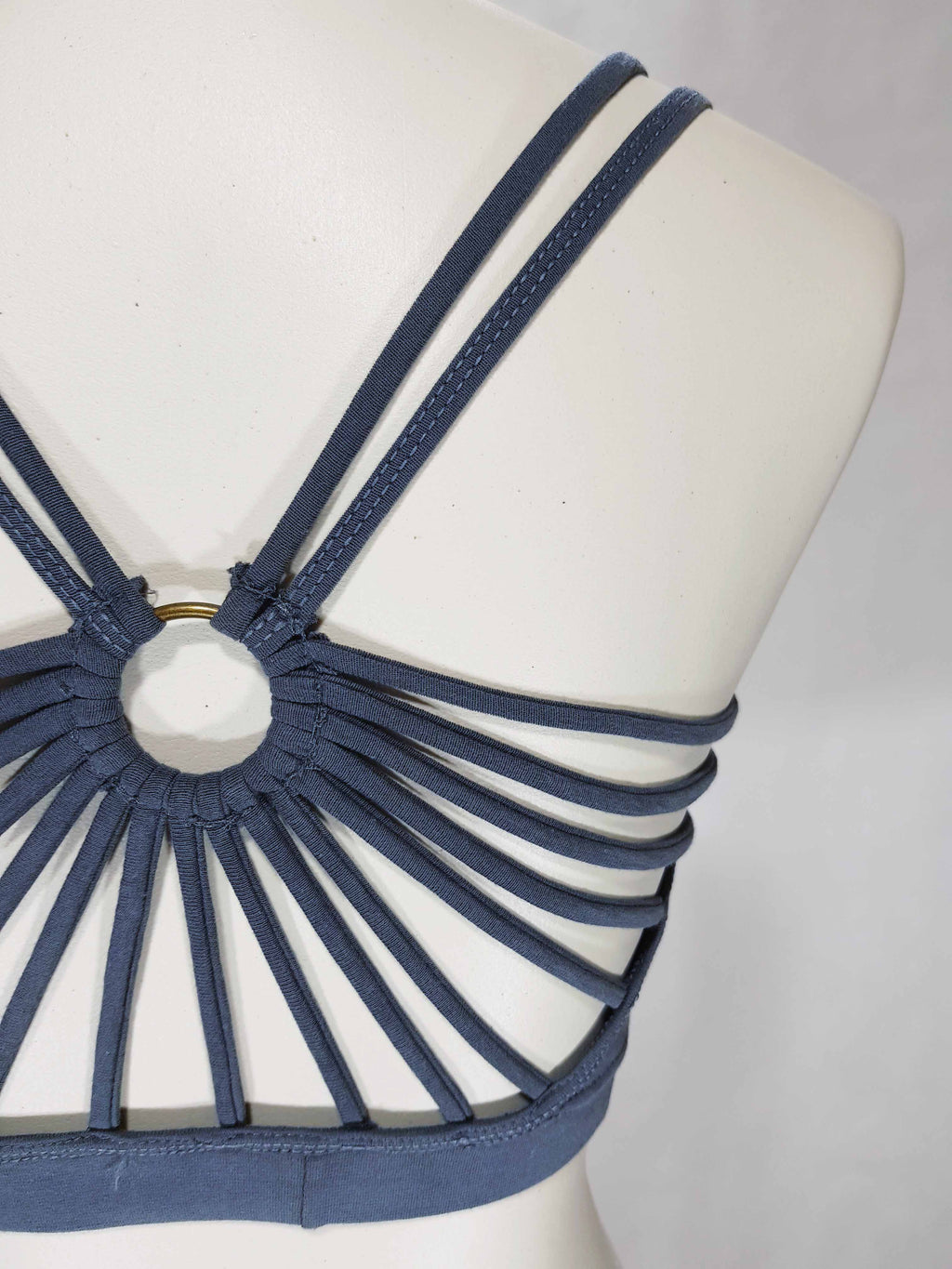 Bandeau Ring Grau-Blau