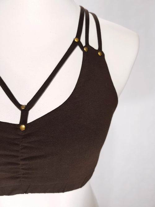 Bandeau Blume des Lebens Braun