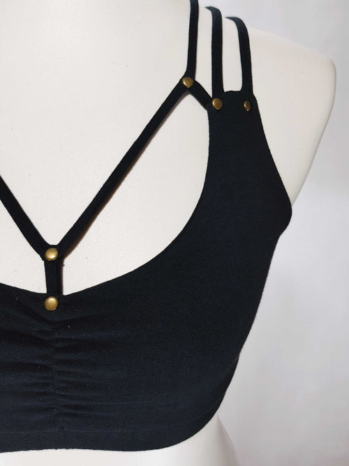 Bandeau Blume des Lebens Schwarz