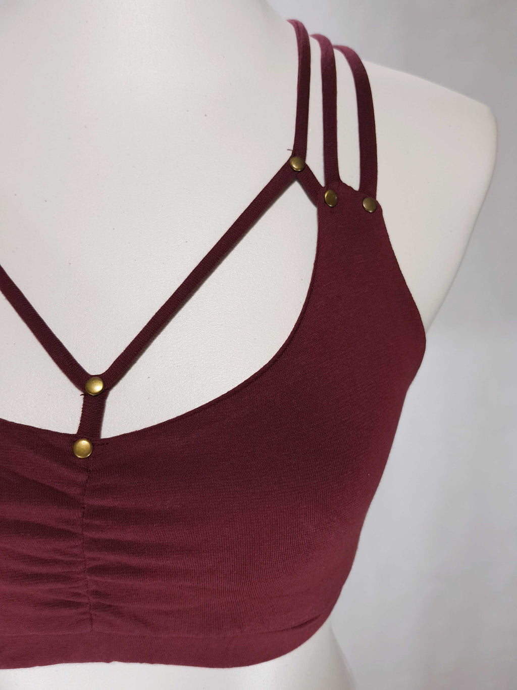 Bandeau Blume des Lebens Wein-Rot