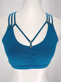 Bandeau Blume des Lebens Blau-Türkis