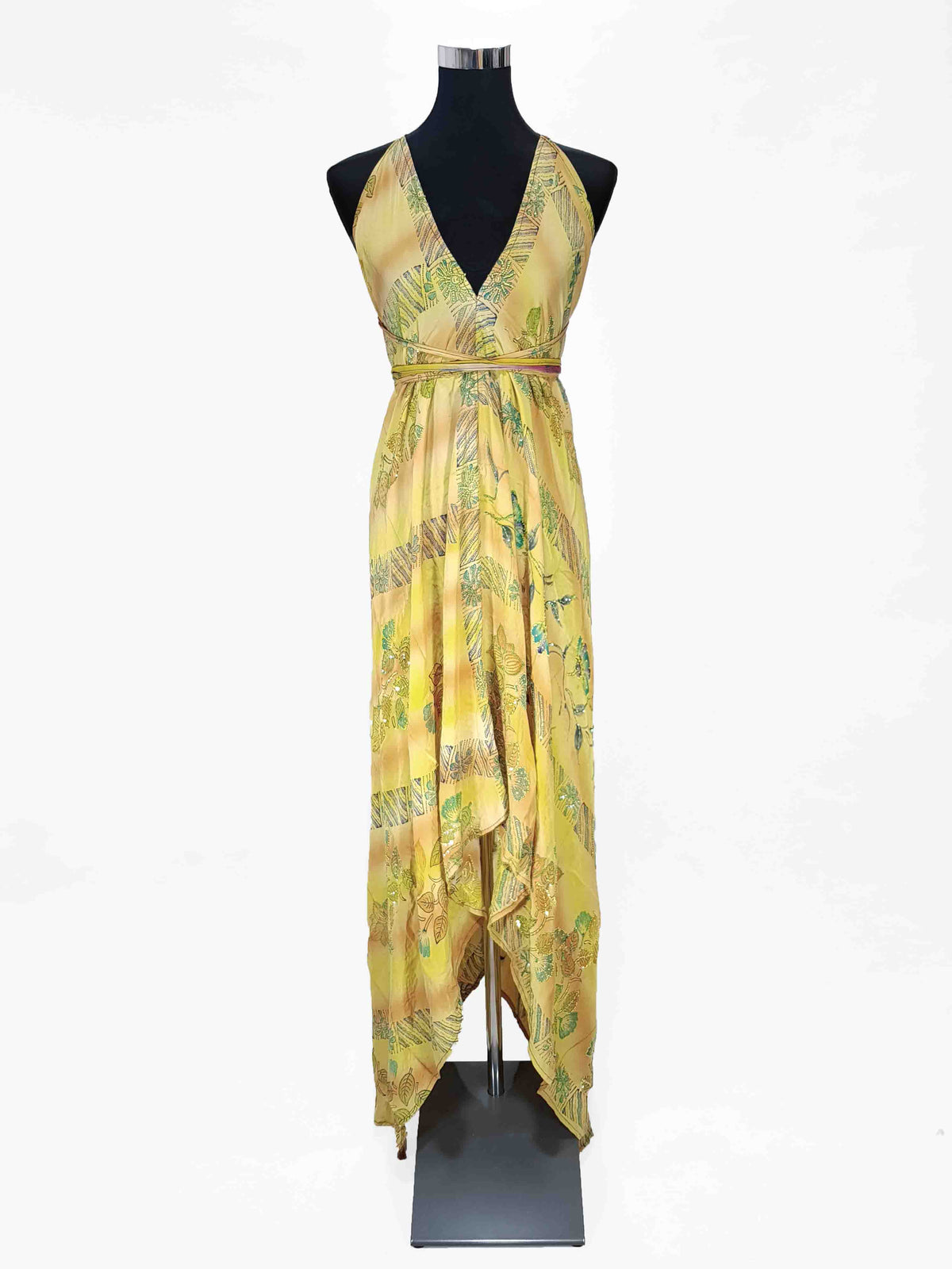 Das lange Magische Kleid 'Lime-Light'